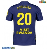 Atletico Madrid Giuliano Simeone #20 Auswärtstrikot 2025-26 Kurzarm